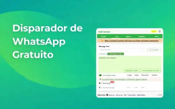 WA Web Sender: solução completa de envio de mensagens em massa WhatsApp