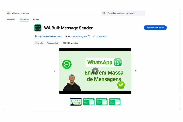 Instale e Configure o WA Web Sender