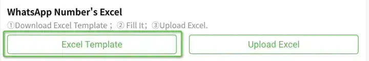 Download Excel Template and Upload Excel
