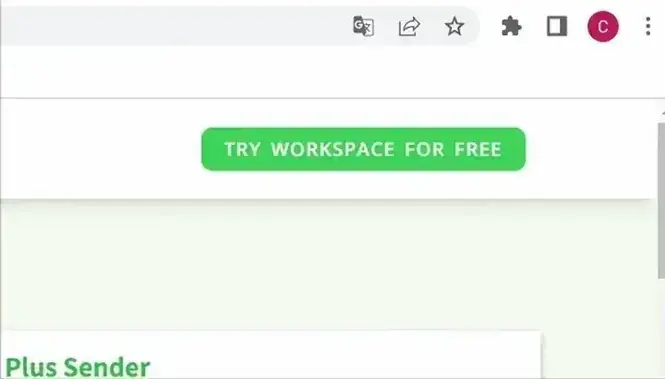 Install and pin WAPlus Sender's icon in your browser