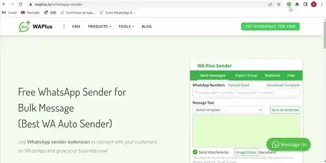 Please log in on WhatsApp Web first