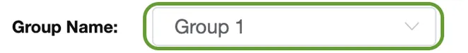 Select group for action