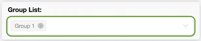 Select groups to message