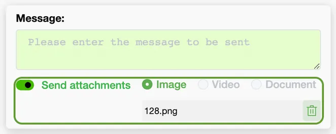 Select attachment