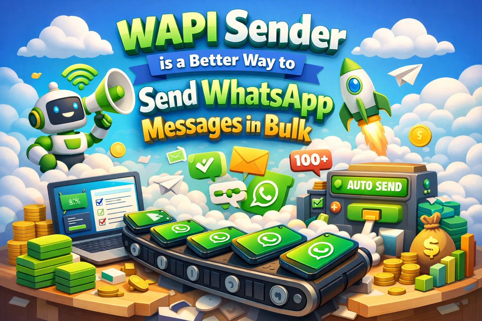 WAPI Sender - WhatsApp bulk messaging - WAWebSender