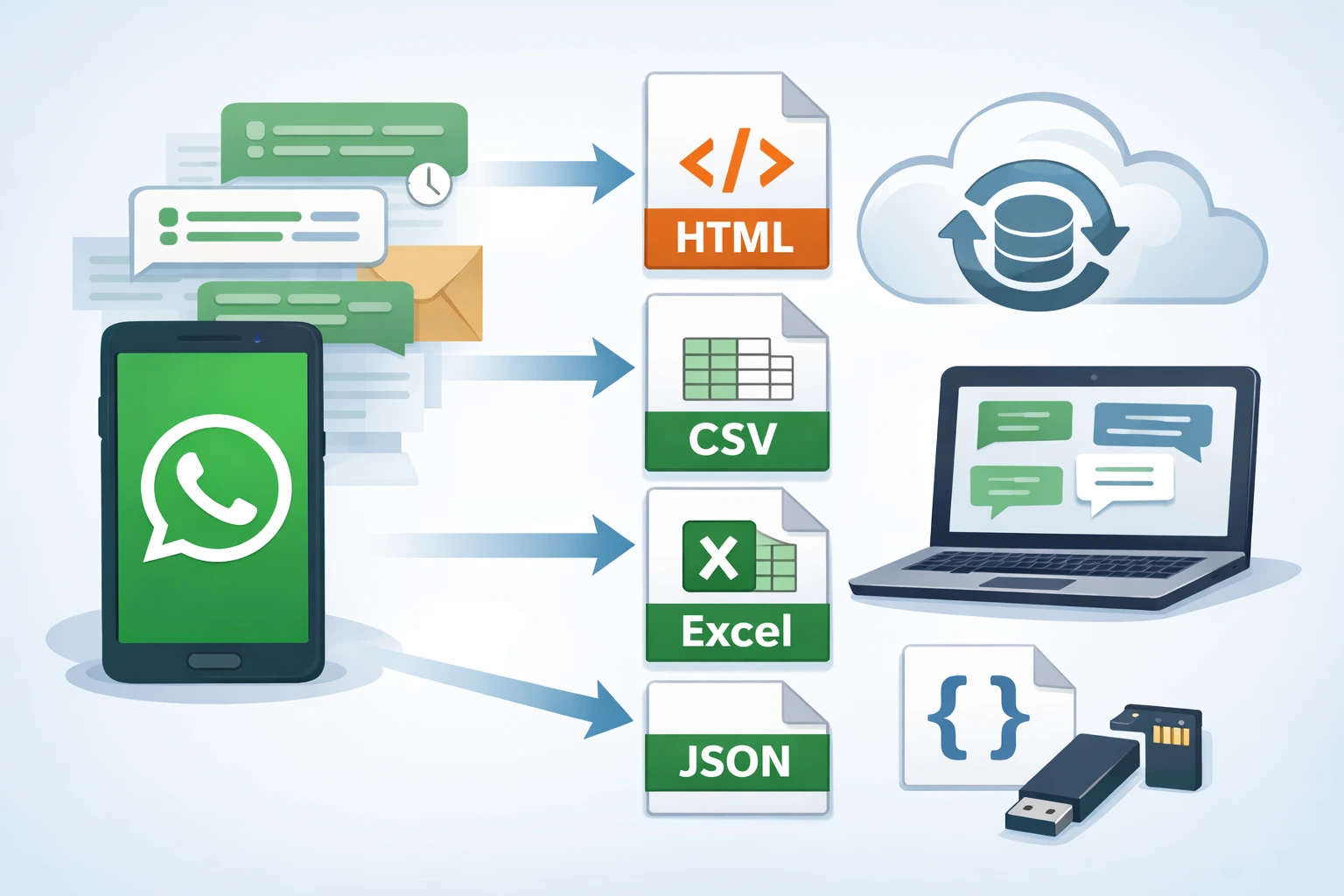 Exportar Contatos do WhatsApp - WAWebSender