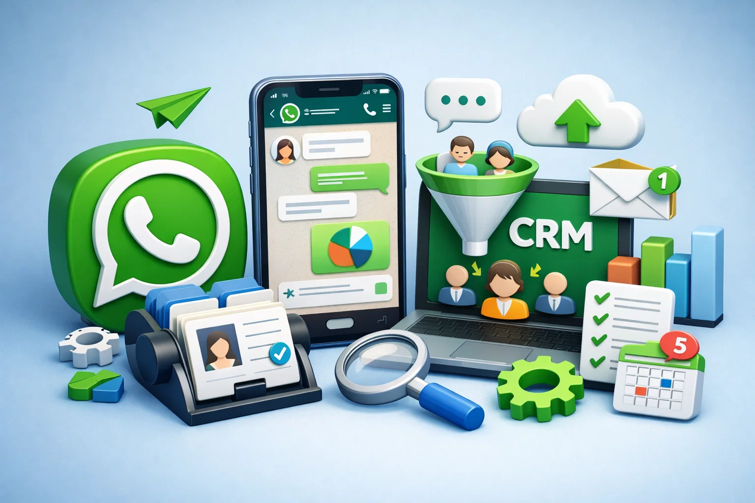 CRM para WhatsApp Gratis con IA - WAPlus